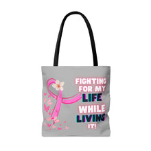 Load image into Gallery viewer, Bald head baddie feeling pretty Tote Bag