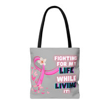 Load image into Gallery viewer, Bald head baddie feeling pretty Tote Bag