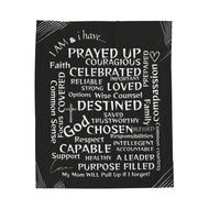 I AM & I have….Affirmation Velveteen Plush Blanket